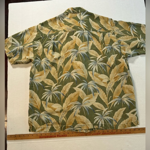 Tommy Bahama Hawaiian 100% Silk Short Sleeve Floral Size X-Large - Picture 7 of 10